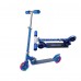 2-Wheel Foldable Kick Scooter for Children Kids with Adjustable Height, LED Light Up Wheels